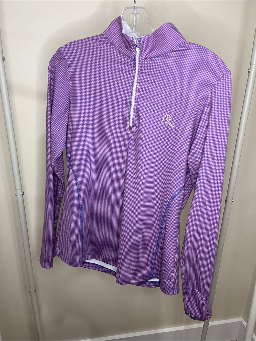 Rhoback Purple Quarter-Zip Performance Pullover